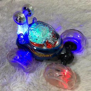 Multicolor Light Up Movable Wheels Big Wheel Stunt Car